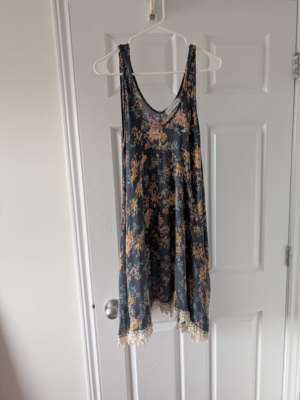 Chris And Carol Green Floral Summer Dress